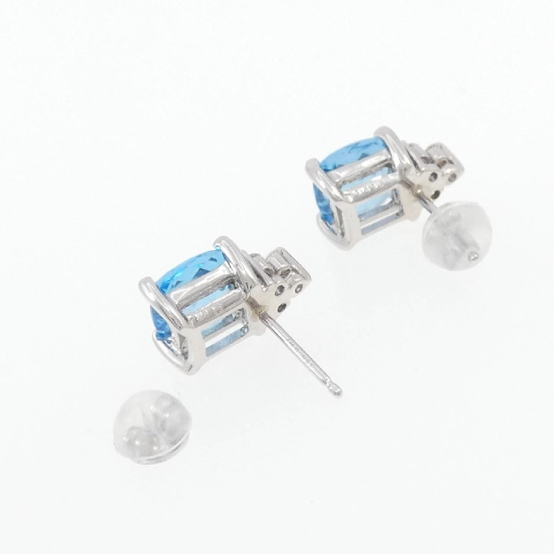 K14WG Blue Topaz Bông Tai - Hàng hiệu Chính hãng 869822