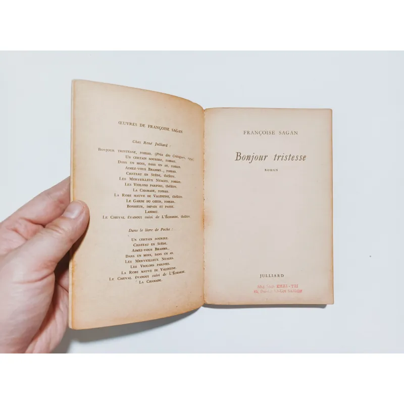 Bonjour Tristesse ( Buồn ơi chào mi) - Francoise Sagan 779976