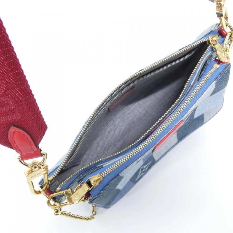 Túi xách vai Louis Vuitton Denim Monogram Multi Pochette Accessoires M44990 - Hàng hiệu Chính hãng 776520