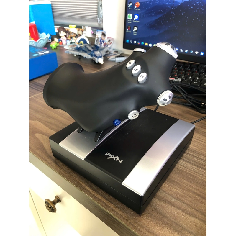 Cần lái máy bay (Joystick) PXN-2119PRO 1,49kg màu đen. Tình trạng: tốt 495837