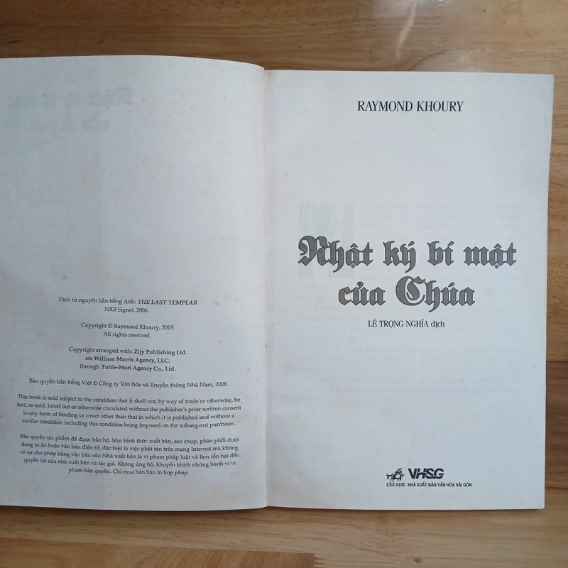 Nhật Ký Bí Mật Của Chúa - Raymond Khoury 356506