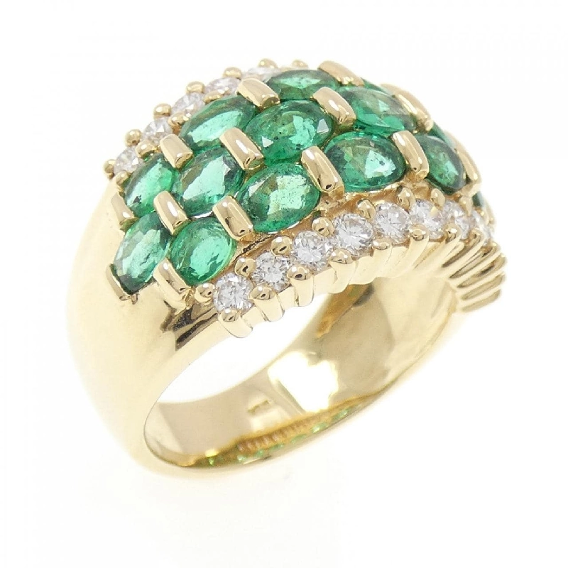 Nhẫn Emerald K18YG 3.10CT - Hàng hiệu Authentic 852309