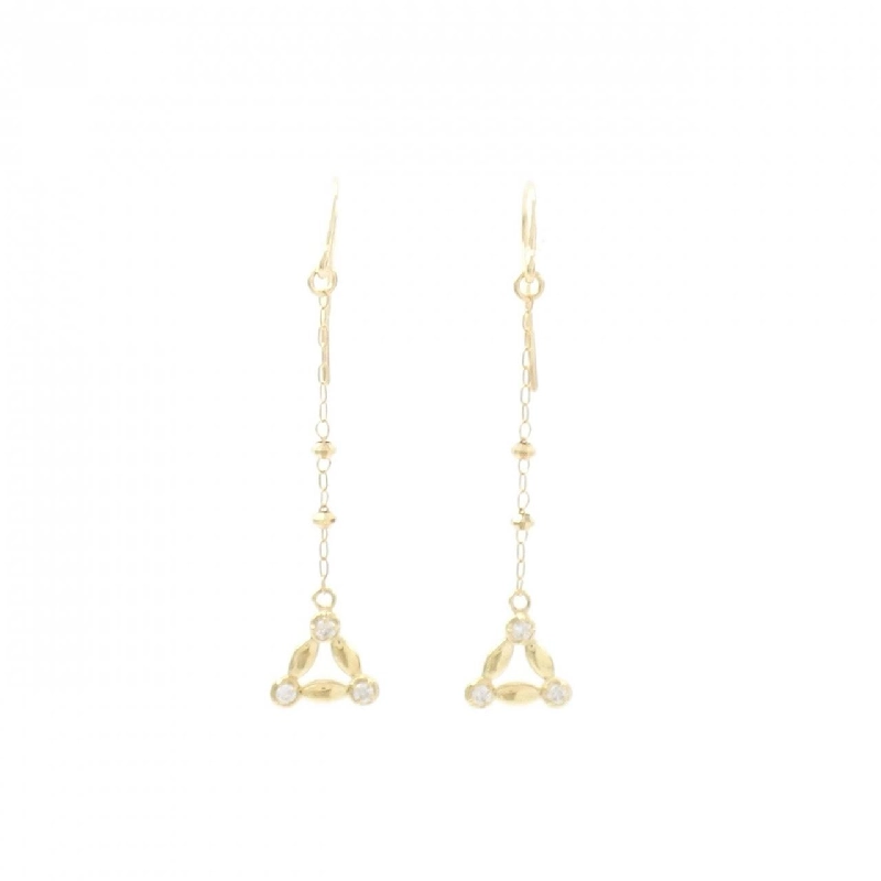 K18YG Bông tai kim cương 0.06CT - Hàng hiệu Chính hãng 871952