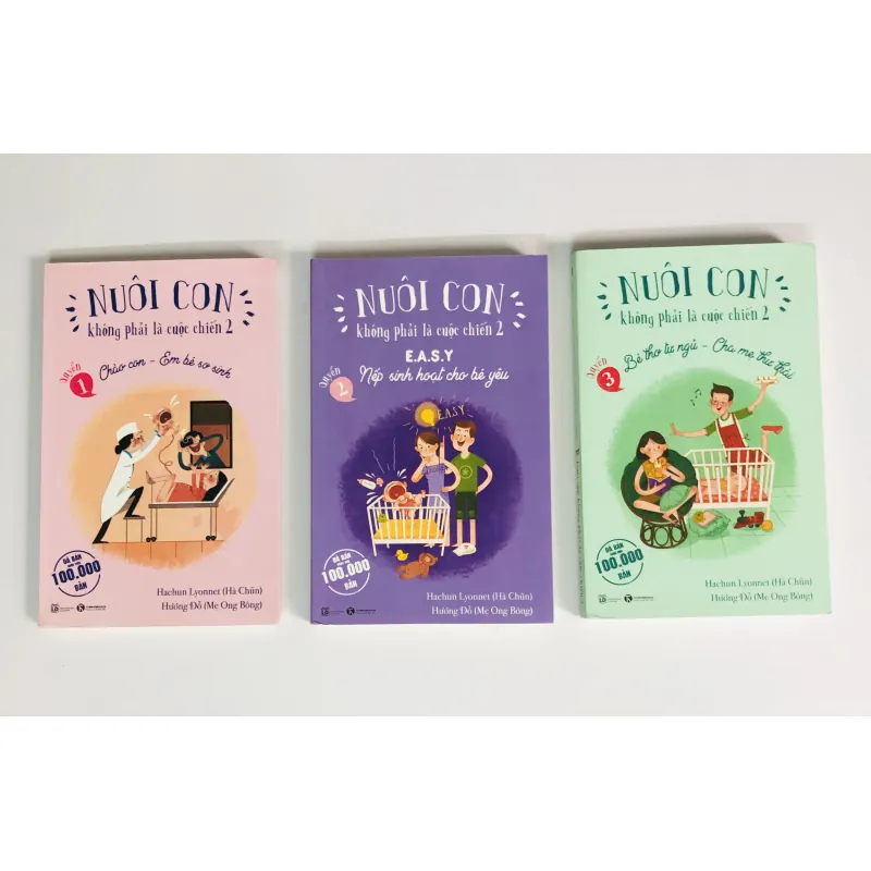 BỘ 3 CUỐN “NUÔI CON KHÔNG PHẢI LÀ CUỘC CHIẾN” 👶💛 756220