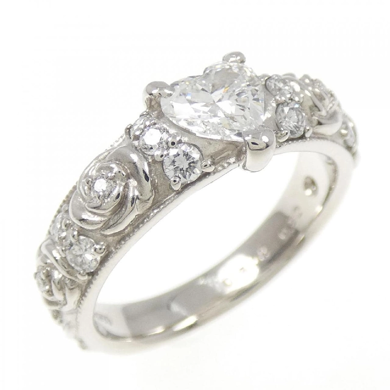 Nhẫn kim cương PT950 0.504CT G SI2 hình trái tim - Hàng hiệu Authentic 872714