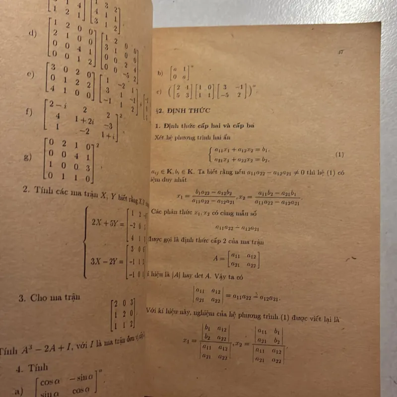 Toán cao cấp - Tập 1: đại số tuyến tính - Nguyễn Văn Giám 745158