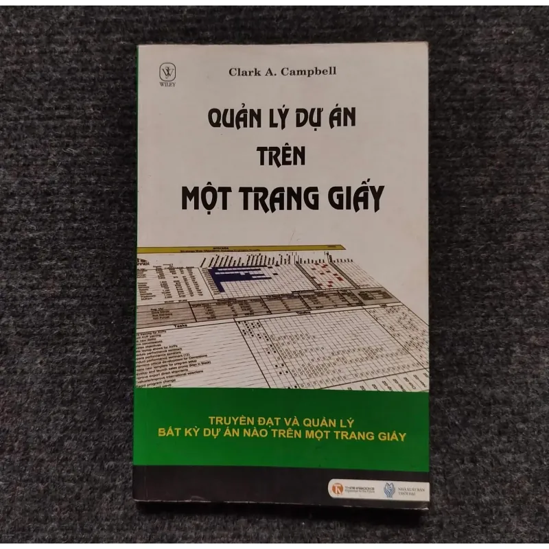 Quản Lý Dự Án Trên Một Trang Giấy (Tên tiếng Anh: The One-Page Project Manager). 1023100