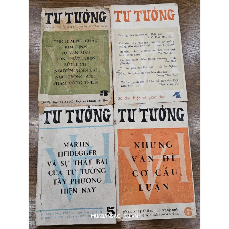 Tạp chí Tư Tưởng - Viện Đại Học Vạn Hạnh 719380