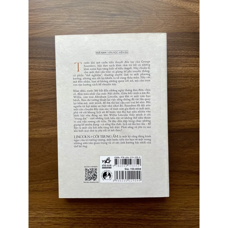 Lincoln ở cõi trung ấm - George Saunders 1005415