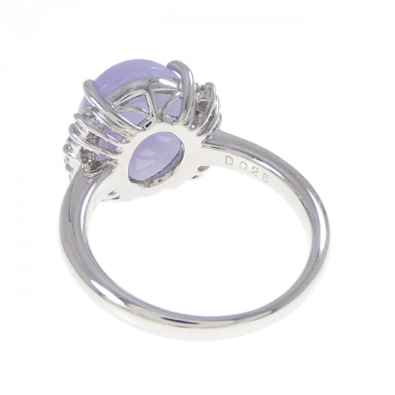 Nhẫn PT900 Ngọc Bích Lavender 7.07CT - Hàng hiệu Chính hãng 853025