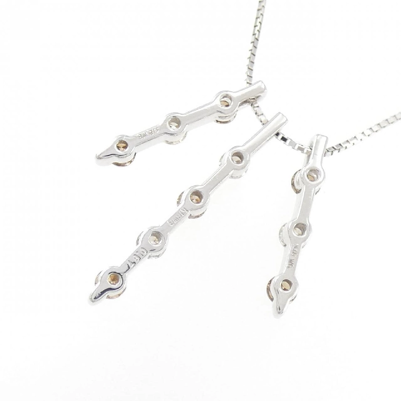 K18WG 2WAY Dây chuyền kim cương 0.67CT - Hàng hiệu Chính hãng 861631