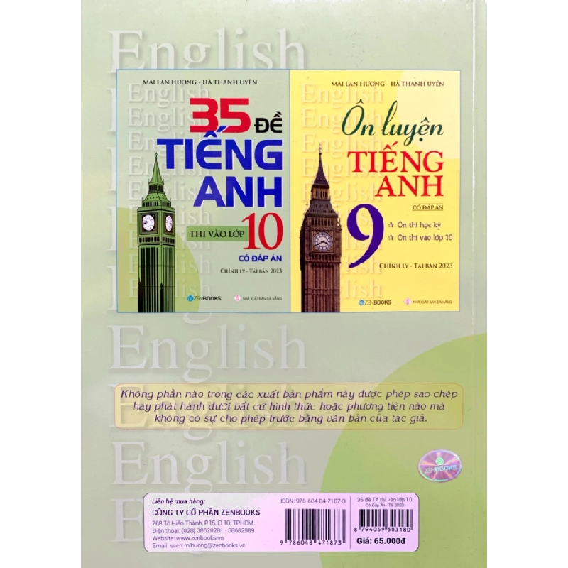 35 Đề Tiếng Anh Thi Vào Lớp 10 - Mai Lan Hương, Hà Thanh Uyên 281374