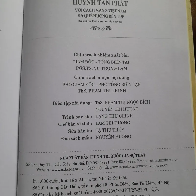 ĐỒNG CHÍ HUỲNH TẤN PHÁT VỚI CÁCH MẠNG VIỆT NAM... 761474