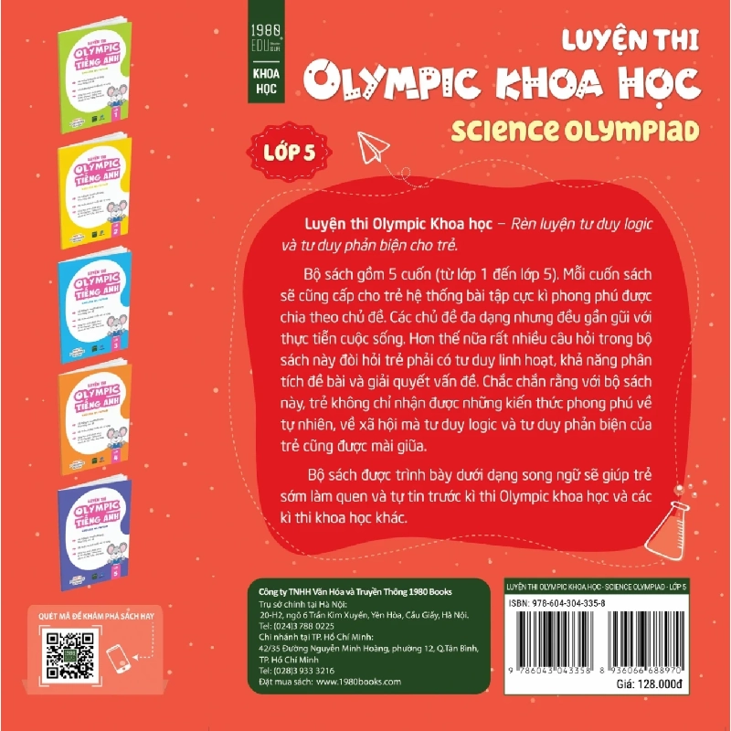 Luyện Thi Olympic Khoa Học Lớp 5 - Sheth Publishing House 281530