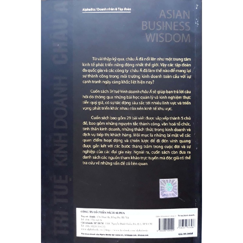 Trí Tuệ Kinh Doanh Châu Á - David Klass 183674