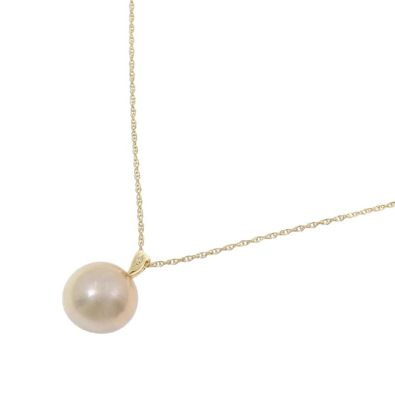 K18YG Mabe Pearl Necklace - Hàng hiệu Authentic 850540