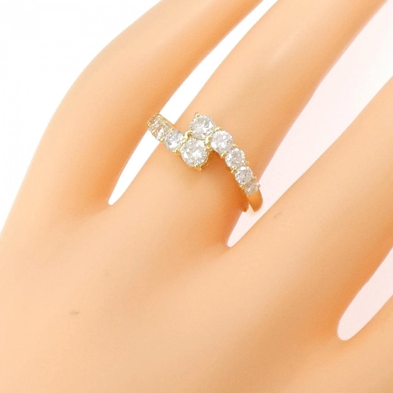 Nhẫn kim cương K18YG 1.01CT - Hàng hiệu Authentic 854203