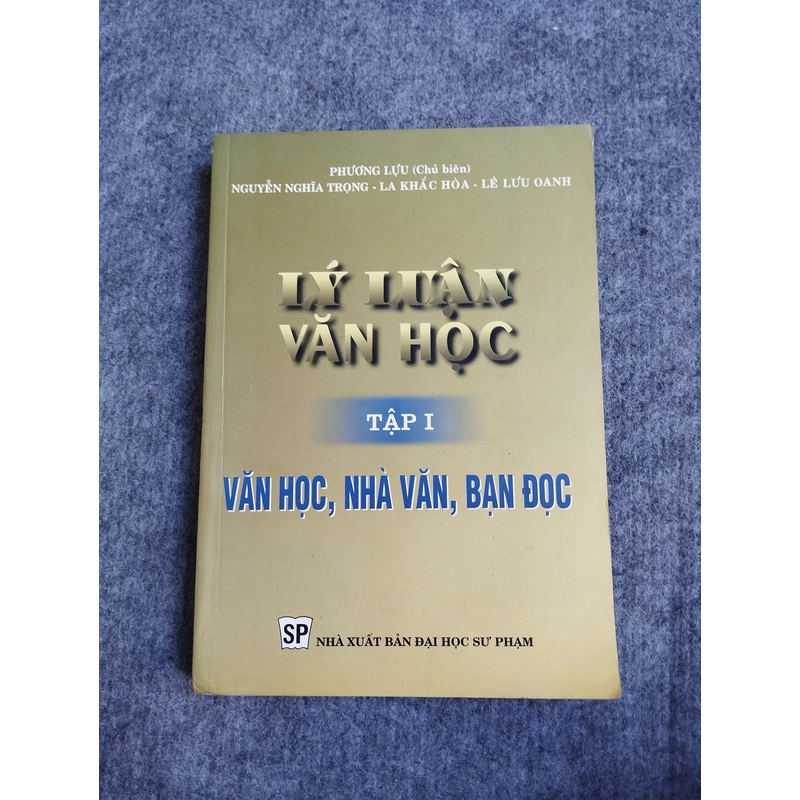 LÝ LUẬN VĂN HỌC TẬP I: VĂN HỌC, NHÀ VĂN, BẠN ĐỌC 551782