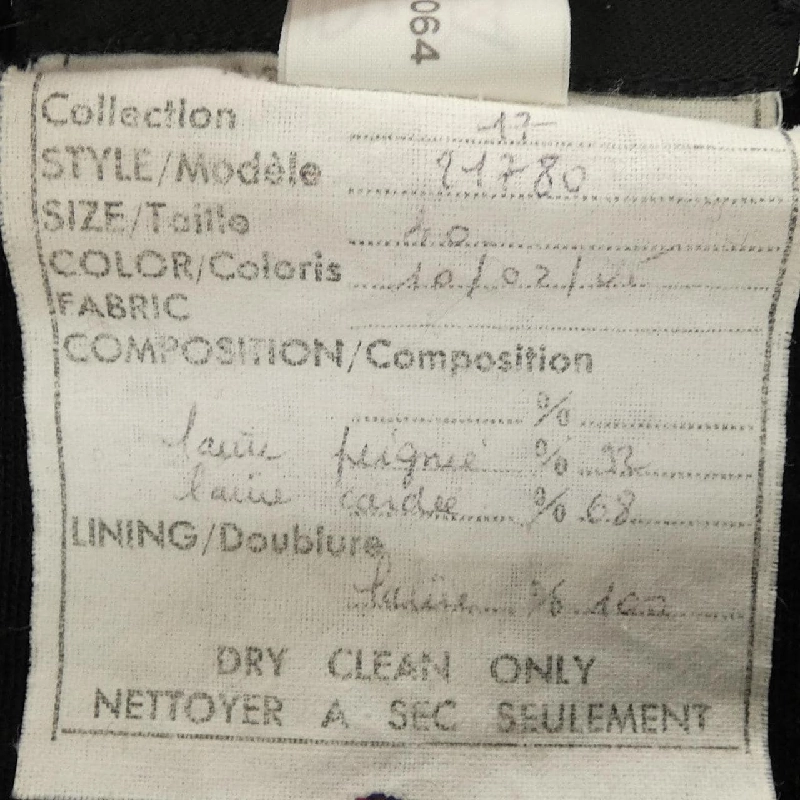 Áo khoác không cổ CHANEL 21780 - Hàng hiệu Authentic 821447