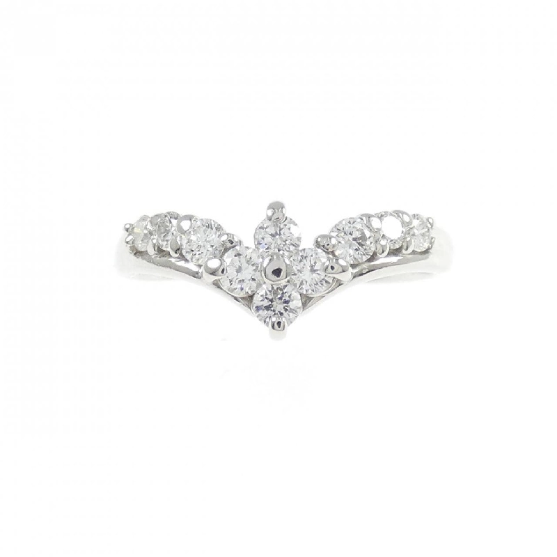 Nhẫn kim cương hoa PT900 0.30CT - Hàng hiệu Authentic 850033