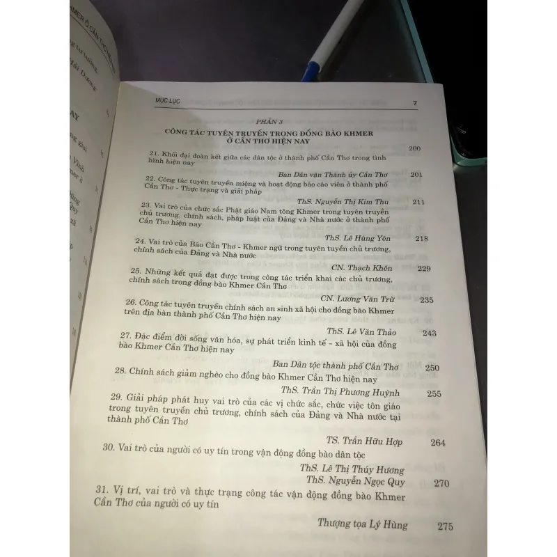 Công tác tuyên truyền trong đồng bào dân tộc Khmer ở Cần Thơ hiện nay 755856