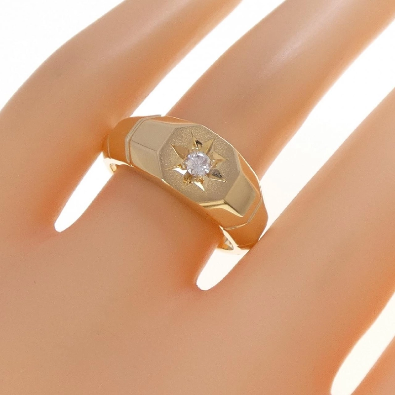 Nhẫn kim cương K18YG 0.10CT - Hàng hiệu Chính hãng 846734