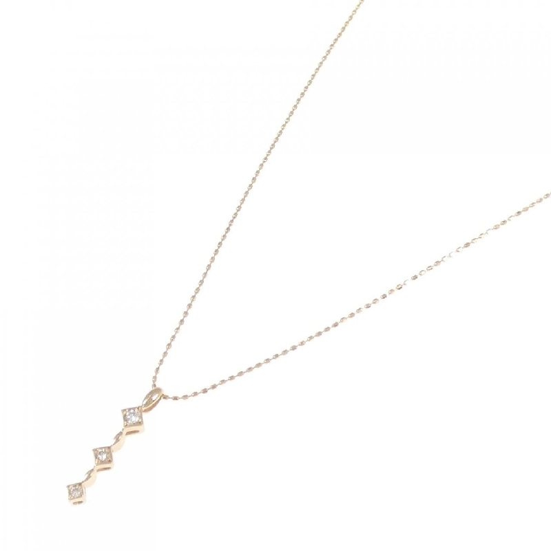 Dây chuyền kim cương K18PG 0.06CT - Hàng hiệu Chính hãng 861128