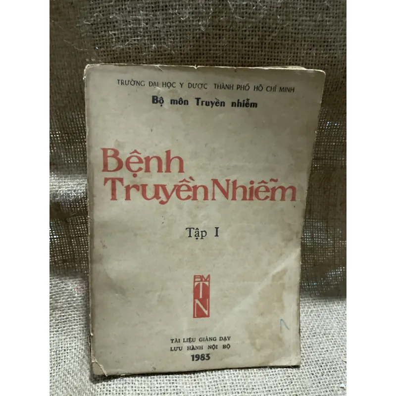 Bệnh truyền nhiễm tập 1 - đh y dược thành phố HCM  855570