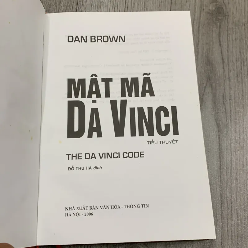 Mật mã da vinci - dan brown. 3b1 757030