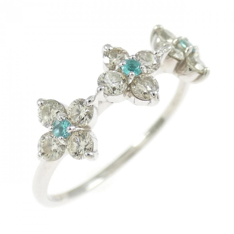 Nhẫn Tourmaline PT900 Hoa 0.03CT - Hàng hiệu Chính hãng 852462