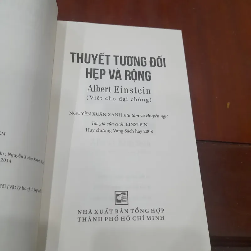 Albert Einstein - THUYẾT TƯƠNG ĐỐI HẸP và RỘNG (viết cho đại chúng) 707218