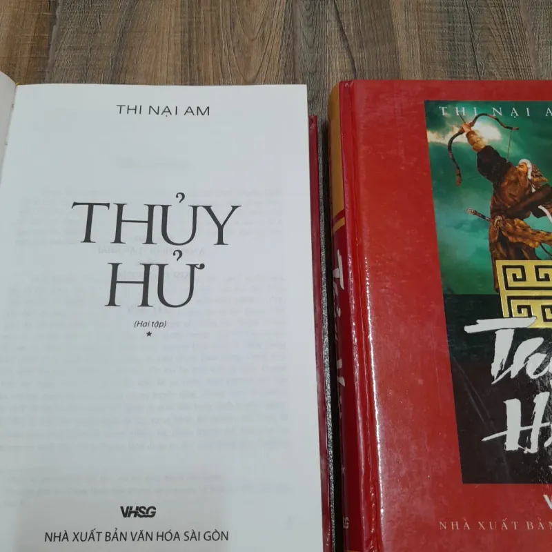 Tg. THI NẠI AM. THỦY HỬ trọn bộ 2 tập. Bìa cứng. Xb Văn hóa SG năm 2009 707708