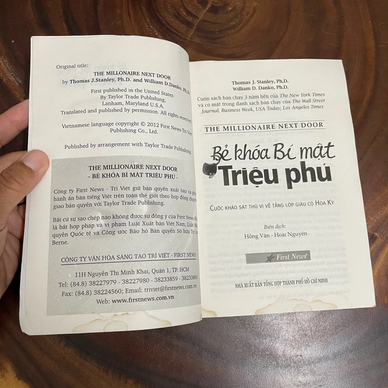 Bẻ Khoá Bí Mật Triệu Phú _ Khám Phá Tư Duy Làm Giàu - Thomas J. Stanley & William D. Danko 444130