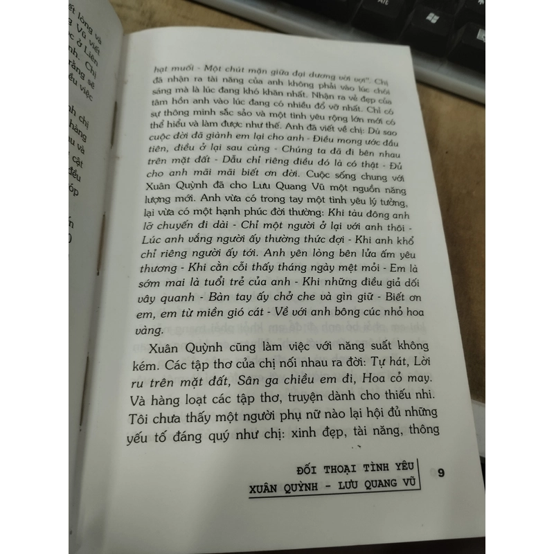 Đối thoại tình yêu - xuân quỳnh, lưu quang vũ 325466