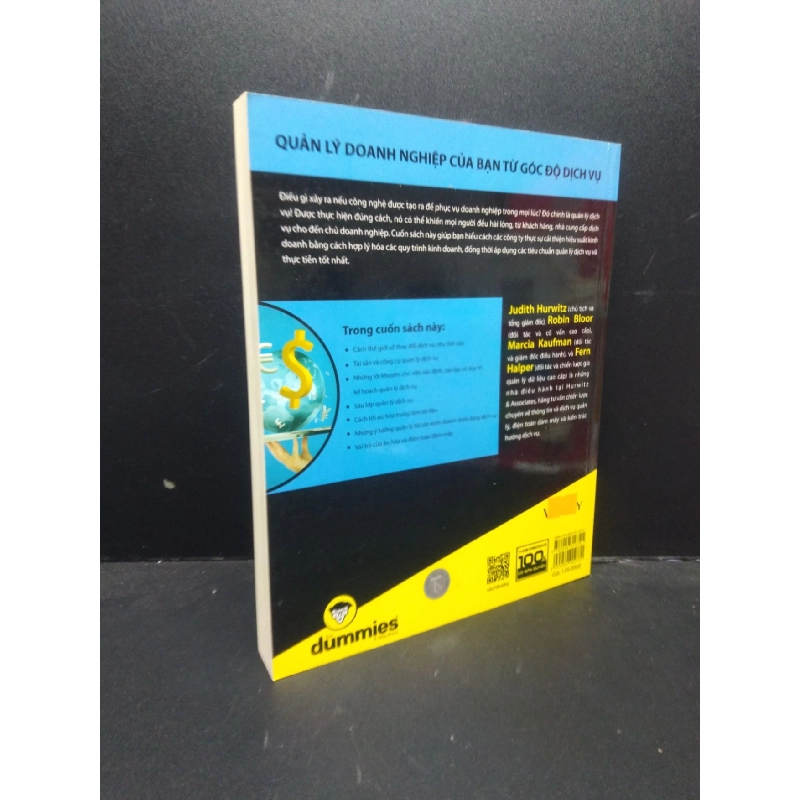Quản lý dịch vụ for Dummies a wiley brand mới 95% HCM.ASB0309 913732