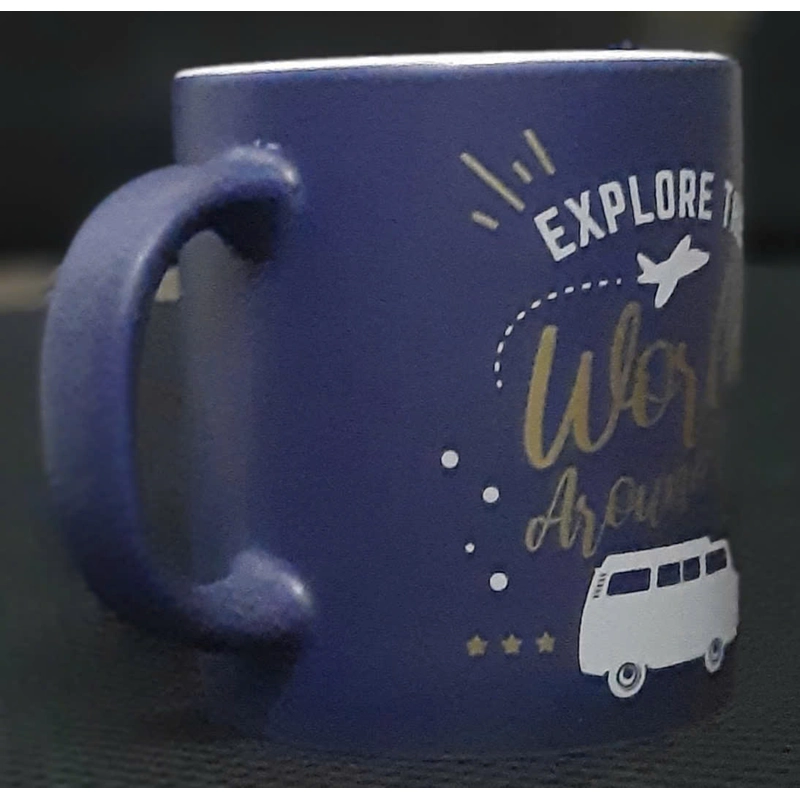 Ly sứ tráng men EXPLORE THE WORLD AROUND YOU, họa tiết siêu đáng yêu và ý nghĩa 548707