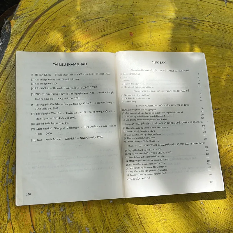 BÀI TOÁN HÀM SỐ QUA CÁC KÌ THI OLIMPIC 734210