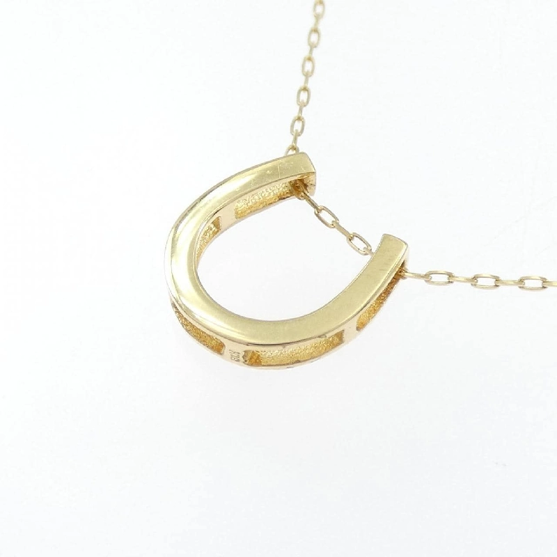 K18YG Dây chuyền hình móng ngựa - Hàng hiệu Authentic 860916