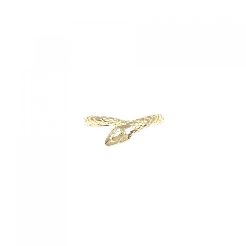 Nhẫn kim cương K18YG hình rắn 0.11CT 672847