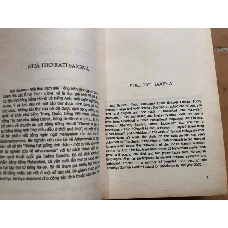 Thơ Mơ Được Sống Vùng Đất Khác (Song ngữ Việt-Anh) - Rati Saxen nguyên tác 306789