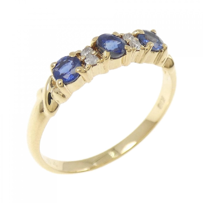 Nhẫn Sapphire K18YG 0.50CT - Hàng hiệu Chính hãng 849564