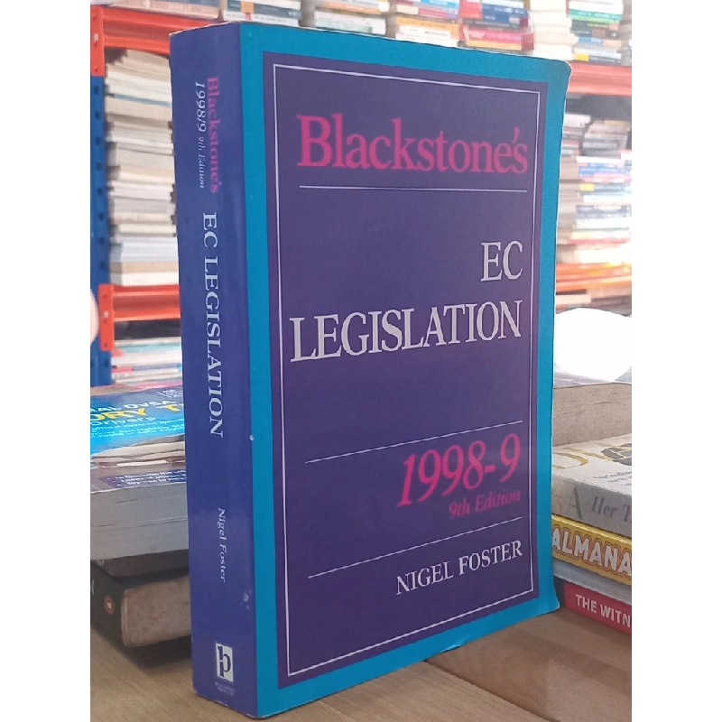 EC Legislation - Nigel Foster 543993