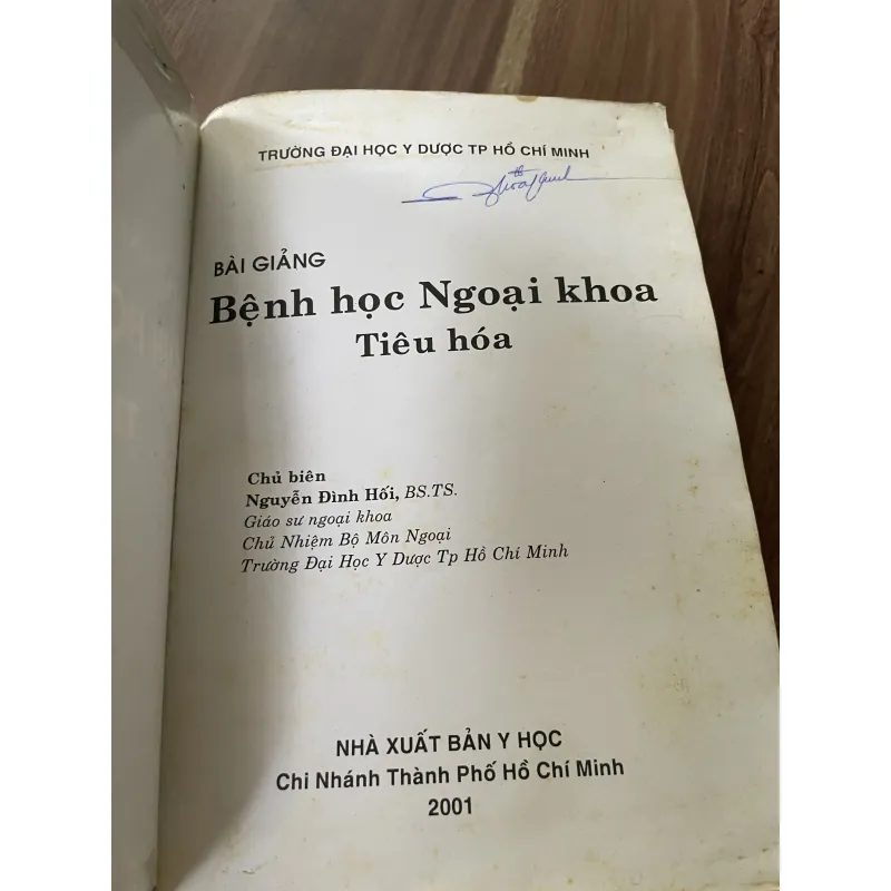 Bệnh học & Điều trị học Ngoại khoa, tiêu hóa  796935