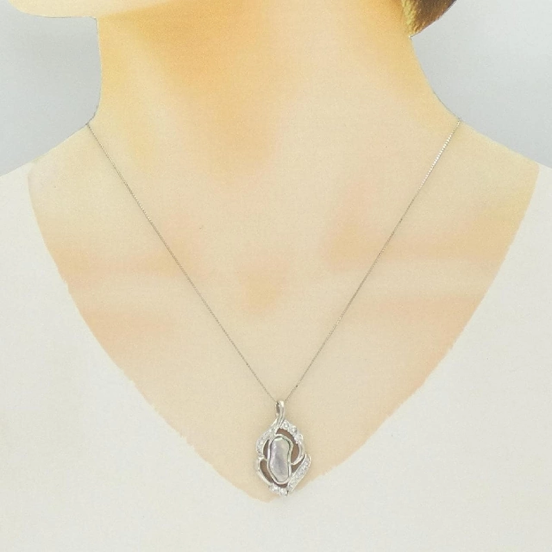 Dây chuyền ngọc trai abalone PT900/PT850 2.09CT - Hàng hiệu Authentic 855780