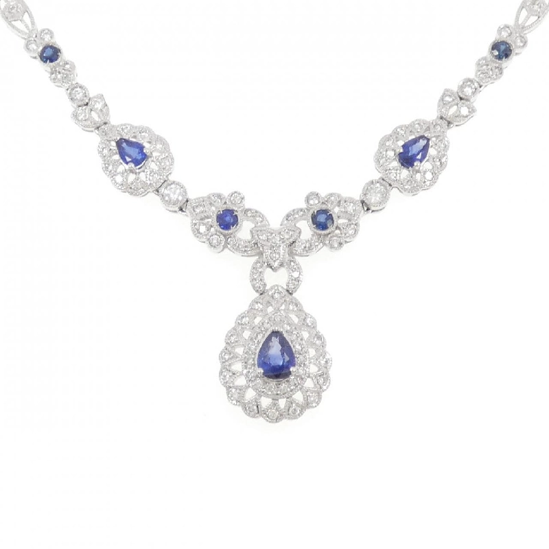 Dây chuyền Sapphire PT900 2.24CT - Hàng hiệu Chính hãng 858437