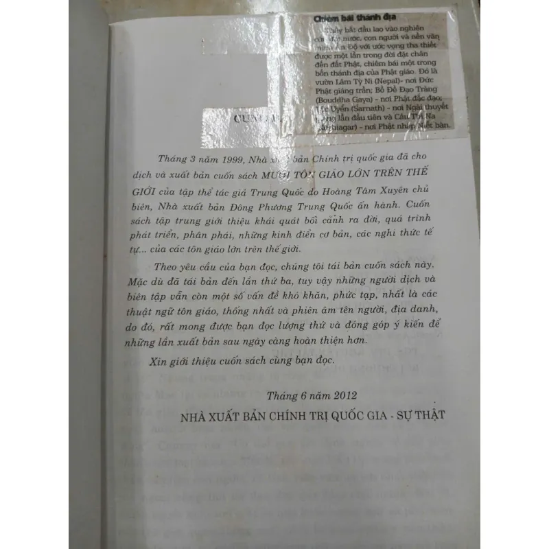 10 TÔN GIÁO LỚN TRÊN THẾ GIỚI - HOÀNG TÂM XUYÊN 723444