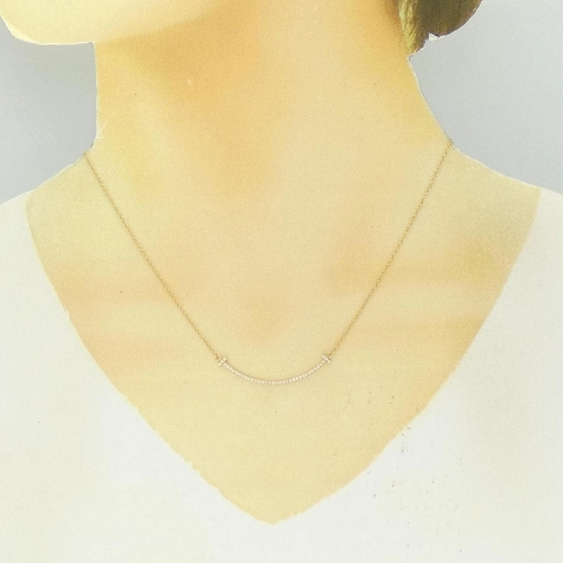 Tiffany T Smile Small Necklace - Hàng hiệu Authentic 843909