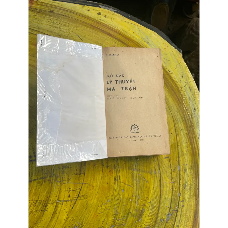 MỞ ĐẦU LÝ THUYẾT MA TRẬN - R. BELLMAN 733122