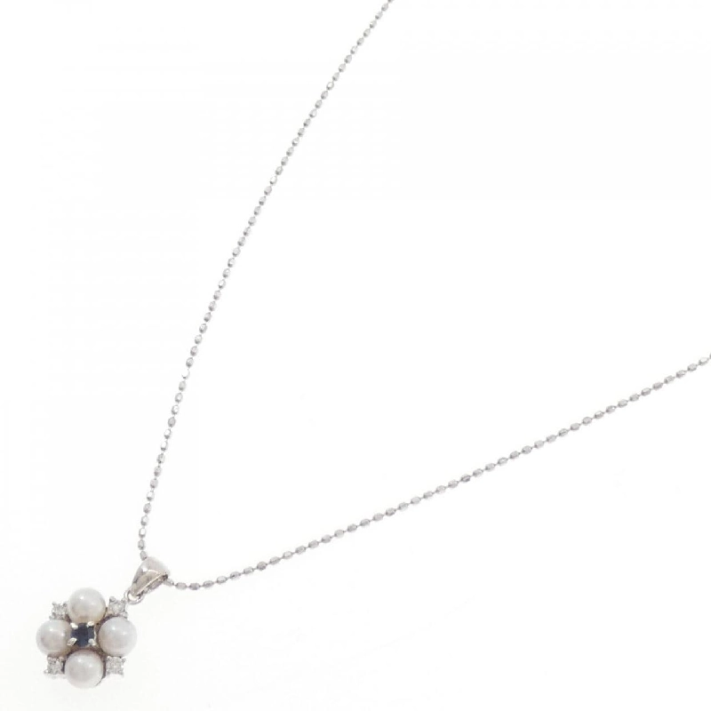 K18WG Mặt dây chuyền đá màu - Hàng hiệu Authentic 860336