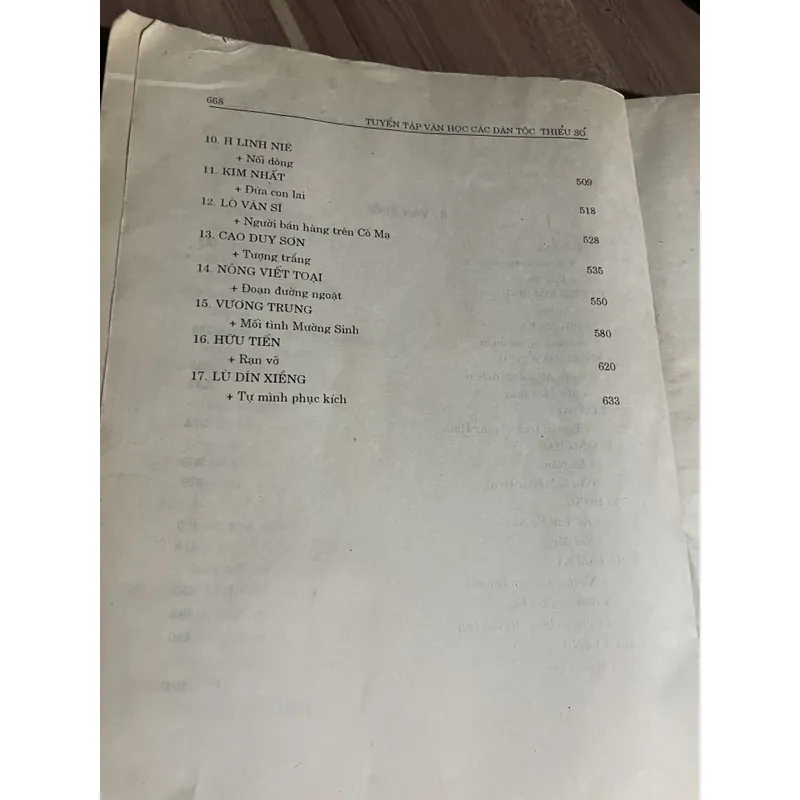 TUYẾN TẬP VĂN HỌC các DÂN TỘC THIỂU SỐ- sách khổ khổ lớn -650 trang   689697